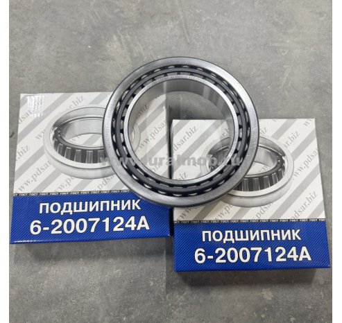 Фото: 2007124A СПЗ Подшипник роликовый конический (ступица колеса) СПЗ-64